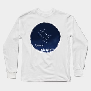 Gemeni zodiac sign - tarot reading Long Sleeve T-Shirt